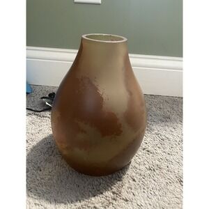 IKEA Koppar Dark Gray Raindrop 9" Frosted Glass Table Lamp Amelia Chong Retired